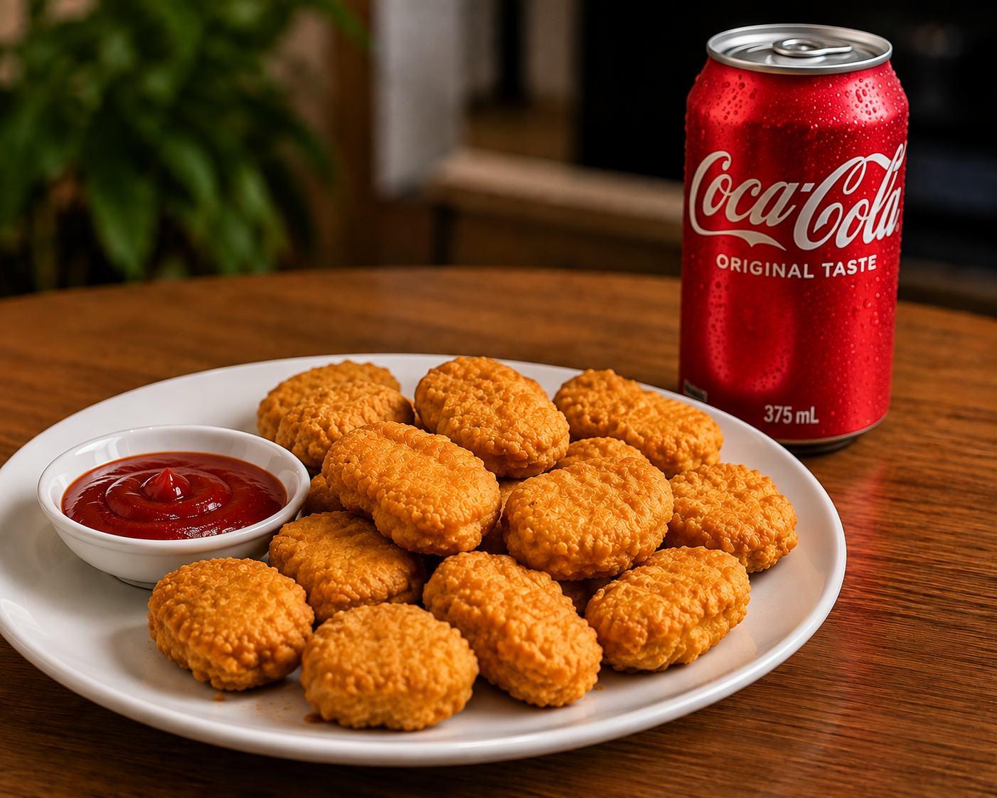 Chicken Nuggets 12 + Soft Drink